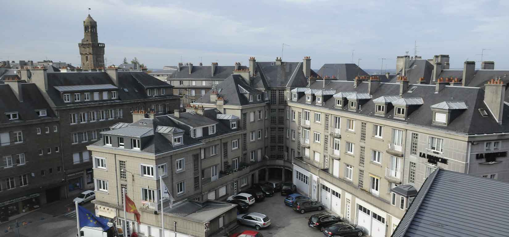Ilot de la Reconstruction Vire Normandie - Credits Delval